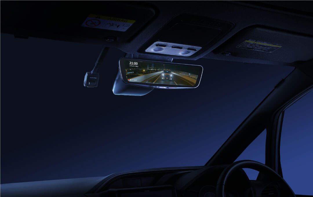 ノア/ヴォクシー/エスクァイア（80系）専用 ドライブレコーダー搭載 12型デジタルミラー PKG-M01R-AV-30