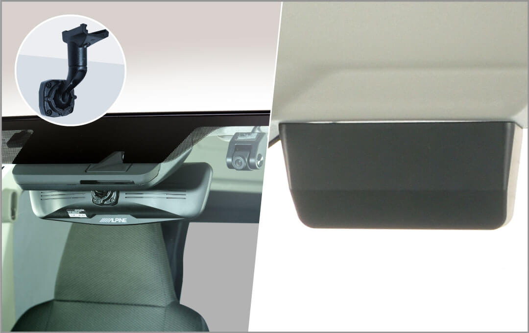 ハイエース ワイドボディ（200系 6型）専用 デジタルミラー取付けキット 取付けアーム+リアカメラカバー付属 KTX-M01-HIW-200-6