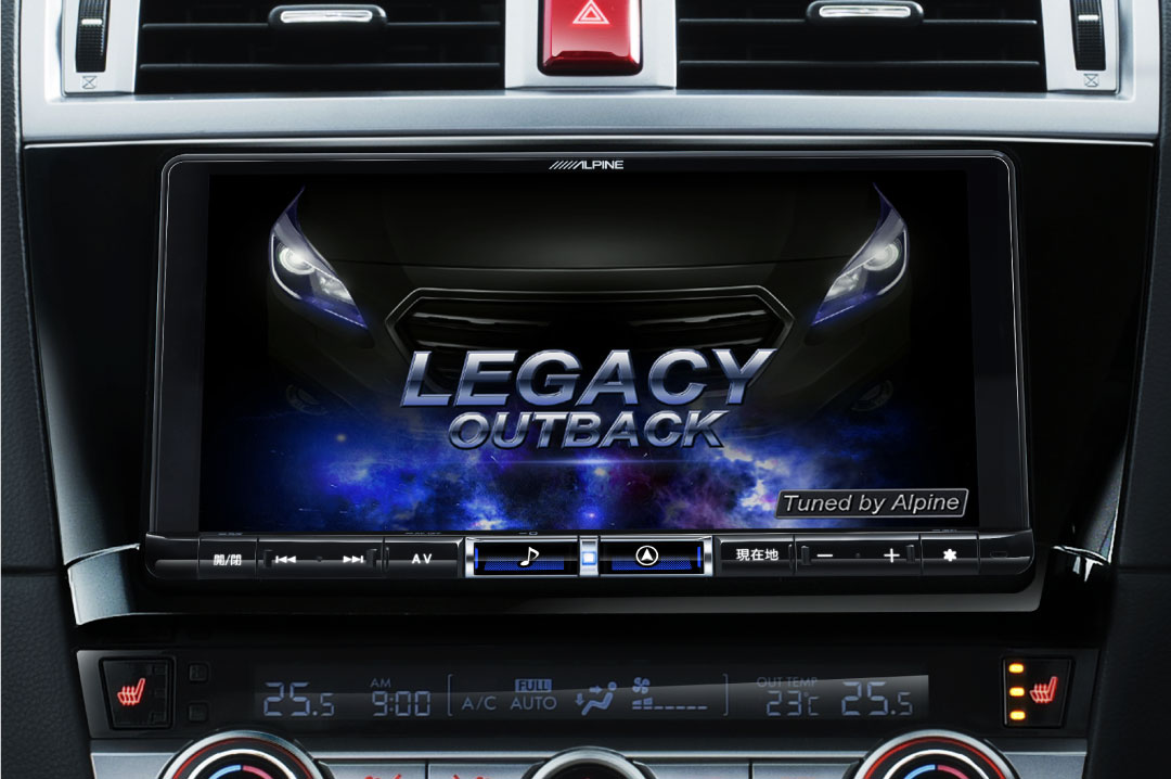 レガシィ アウトバック専用 9型カーナビ ビッグX 取付けキット KTX-X9-OUT-9