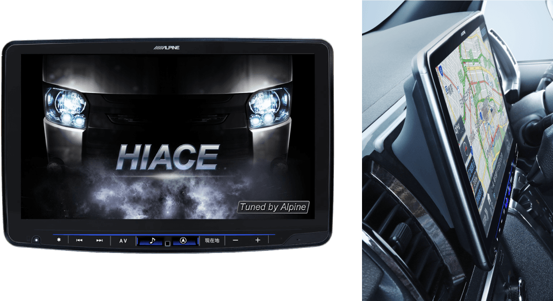 ハイエース（200系）スーパーGL専用 パーフェクトフィット ビッグX（シンプルモデル） パノラミックビューモニター対応 / ナビレディ対応 パッケージ