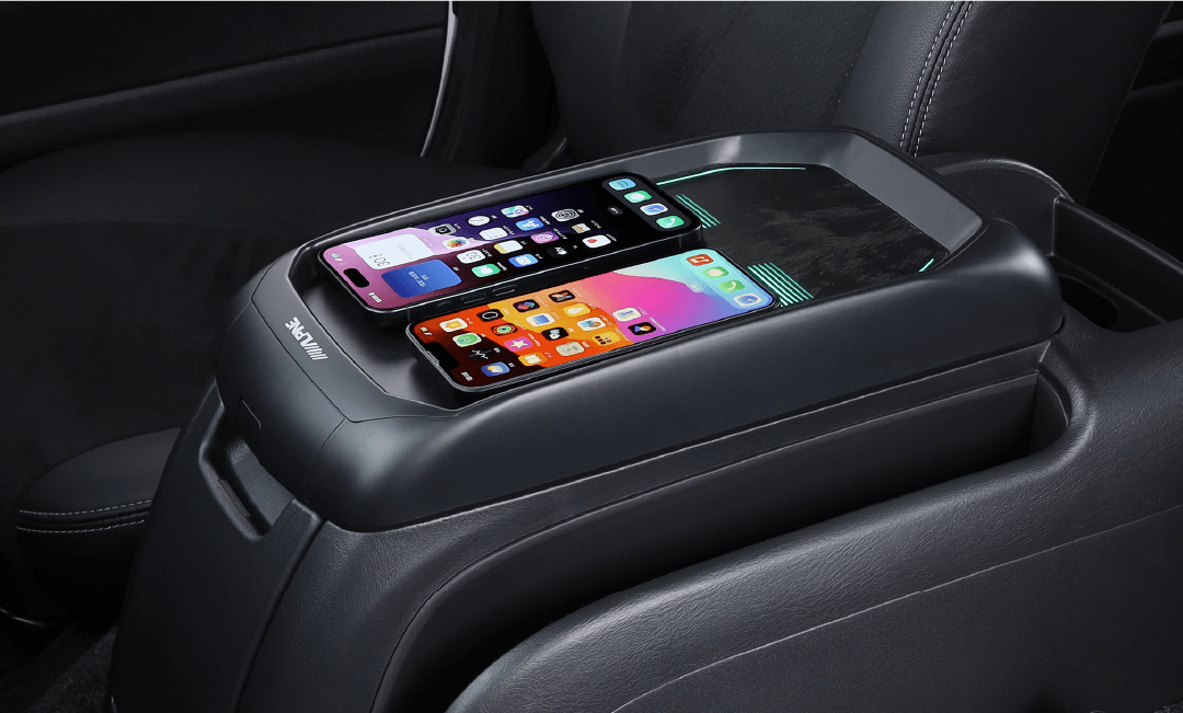 純正コンソール交換タイプなのでピッタリおさまる