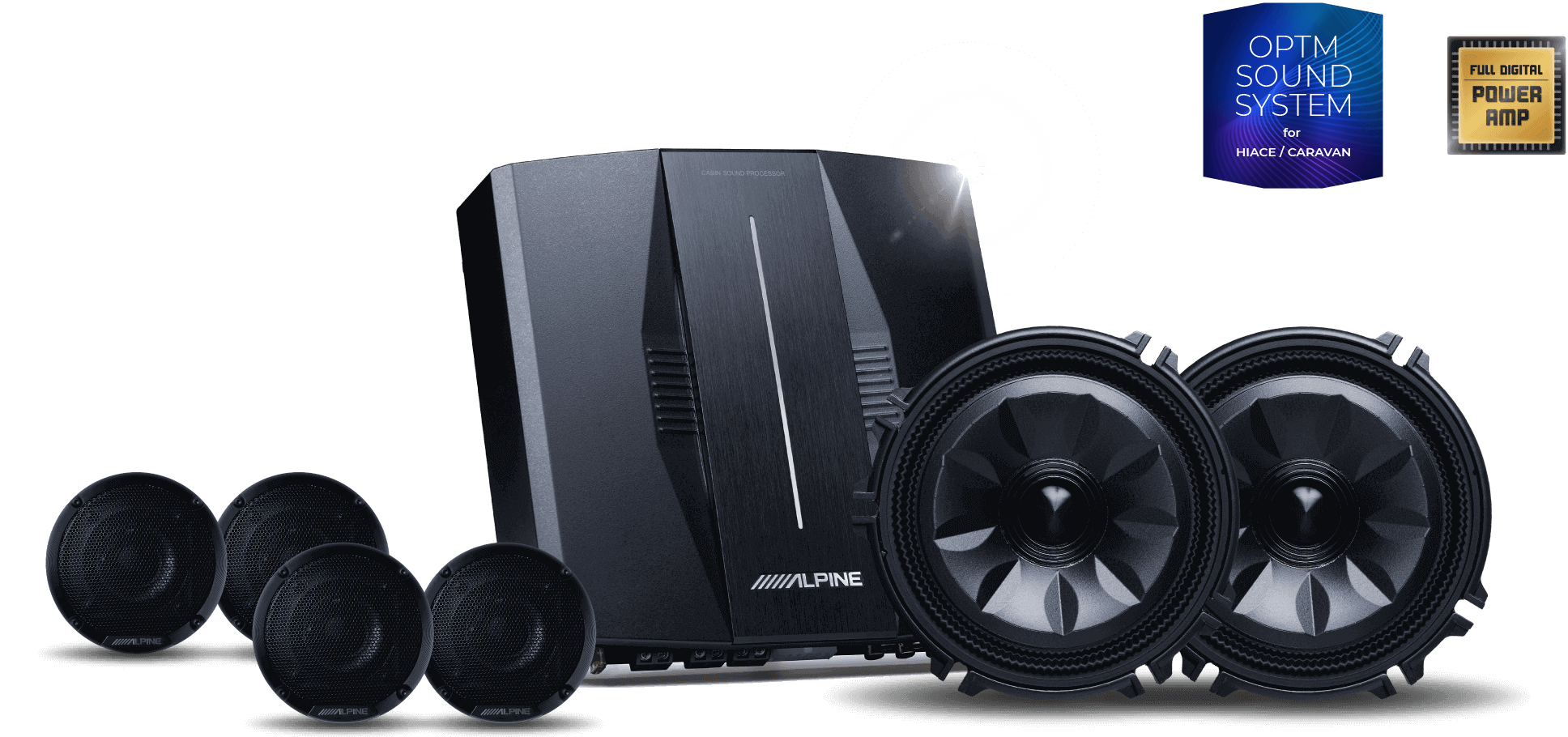 OPTM SOUND SYSTEM for HIACE / CARAVAN