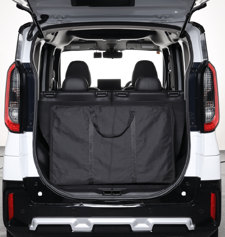 持ち運び可能な設計!キャリーバッグ付属