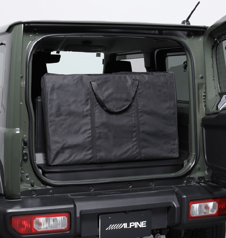 持ち運び可能な設計!キャリーバッグ付属