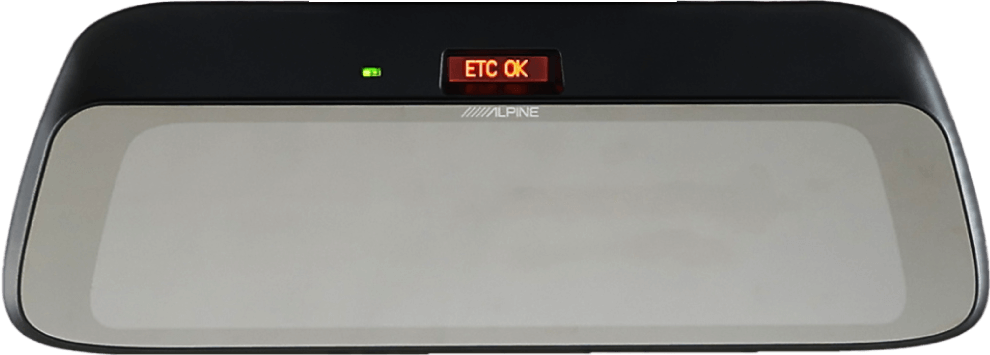 美しくフィットする専用デザインのデジタルミラー