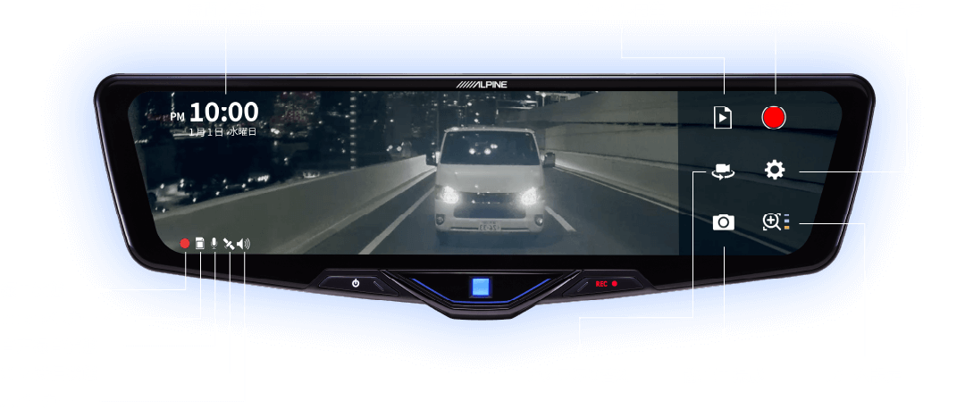 使いやすいユーザーインターフェース（タッチパネル・アイコンレイアウト）
