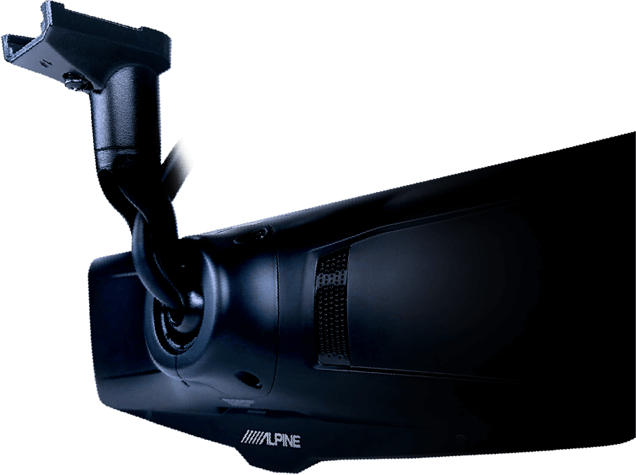 取付けアーム接続部カバーで背面までもスッキリした印象に