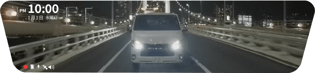 ドライバーを配慮したタッチ操作