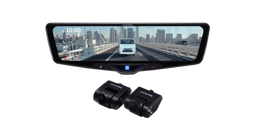 前後録画ドライブレコーダー搭載 12型デジタルミラー［車内用リアカメラモデル］ DVR-DM1246A-IC