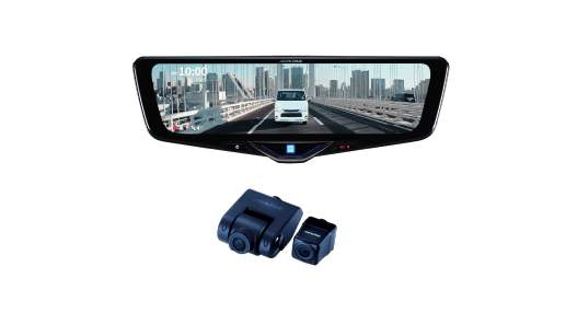 前後録画ドライブレコーダー搭載 10型デジタルミラー［車外用リアカメラモデル］ DVR-DM1046A-OC
