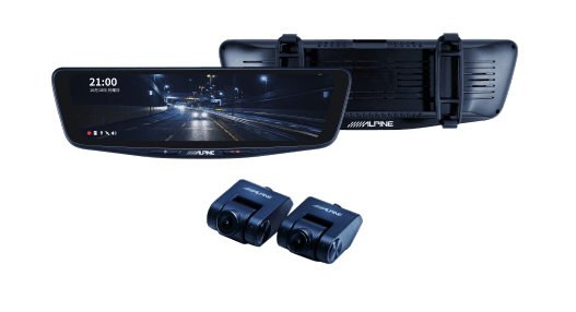 前後録画ドライブレコーダー搭載 10型デジタルミラー［車内用リアカメラモデル］ DVR-DM1000B-IC