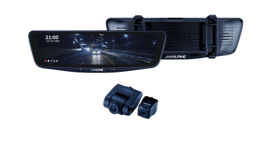 前後録画ドライブレコーダー搭載 10型デジタルミラー［車外用リアカメラモデル］ DVR-DM1000B-OC