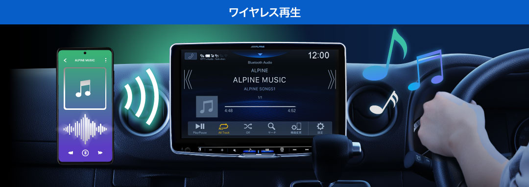 ワイヤレス再生