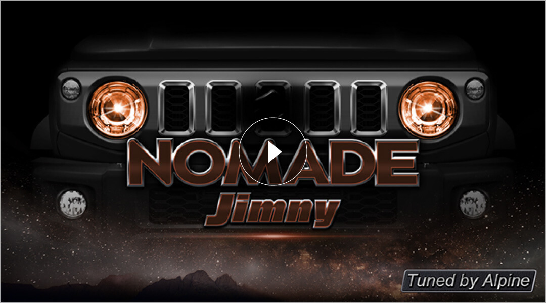 車種専用オープニング画面 NOMADE Jimny