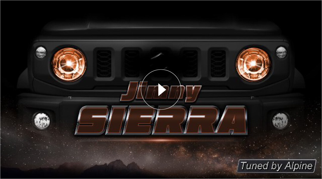 車種専用オープニング画面 Jimny SIERRA