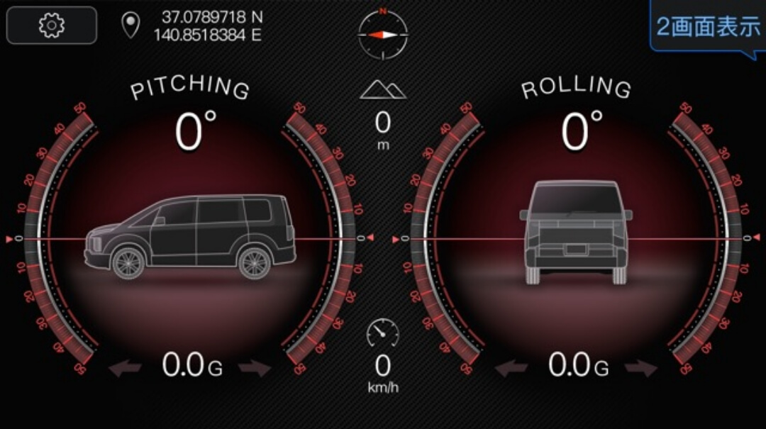 デリカD:5 / 傾斜計