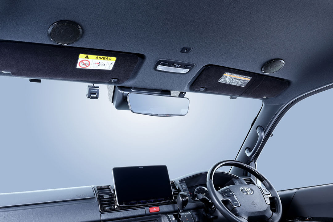 ハイエース（標準ボディ/ワイドボディ・200系）専用 メティオサウンド（ルーフ色：ブラック向け/グリル色：ブラック） MS-165-HI-200-BK