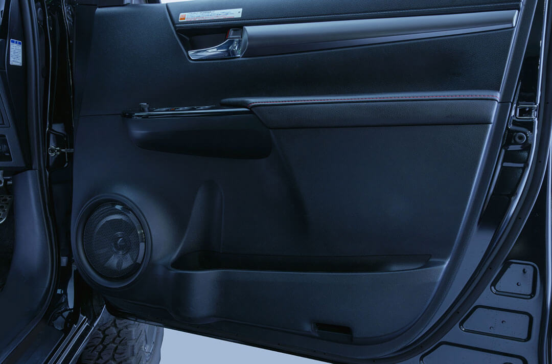 ハイラックス(125系)専用 メティオサウンド(グリル色:ブラック) MS-165-HL-125-BK