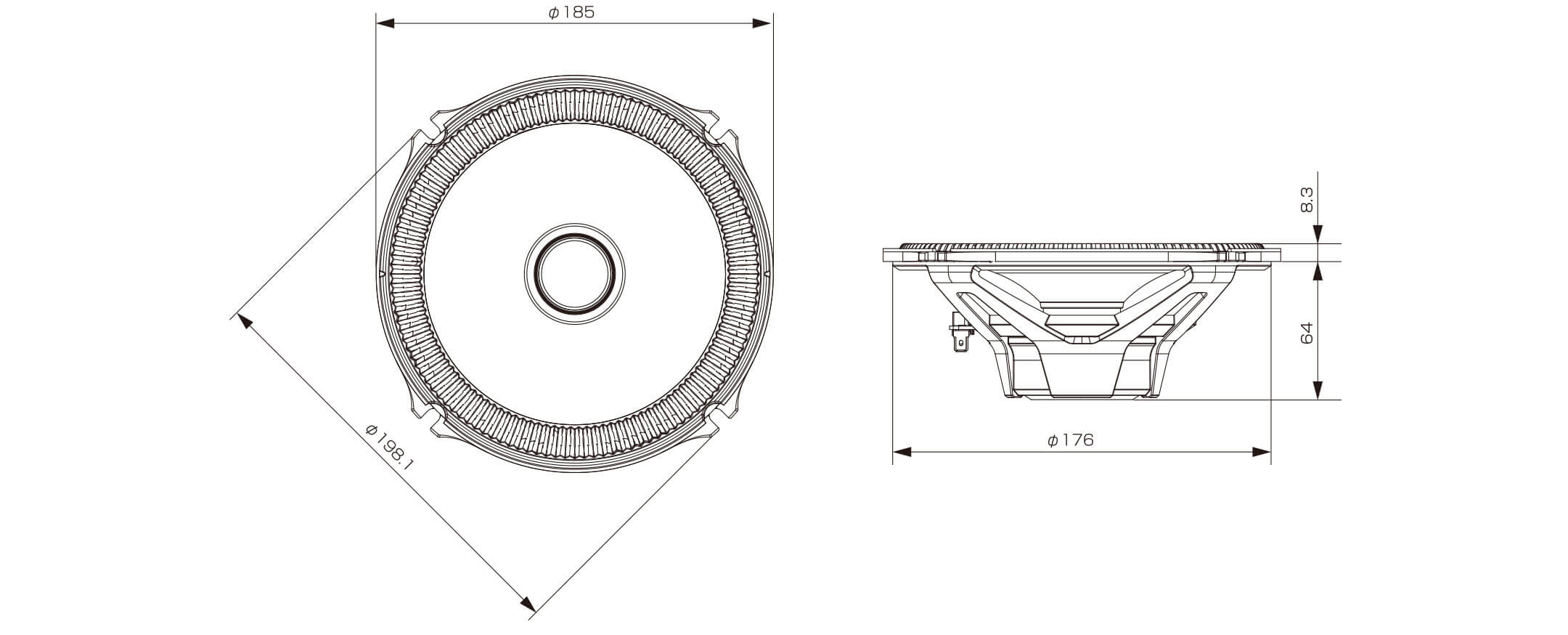 スピーカー本体