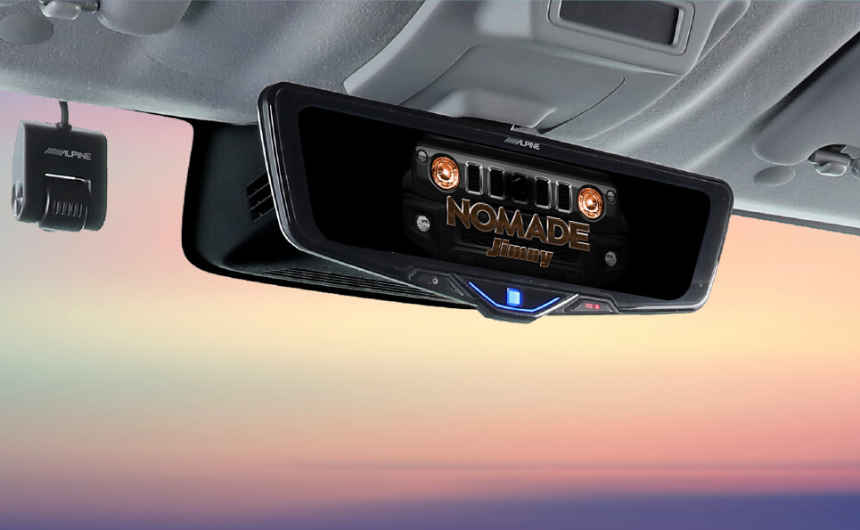 ジムニーノマド（JC74）/ジムニー シエラ（JB74）/ジムニー（JB64）専用 2025モデル 10型ドライブレコーダー搭載デジタルミラー【取付けキット別売】
