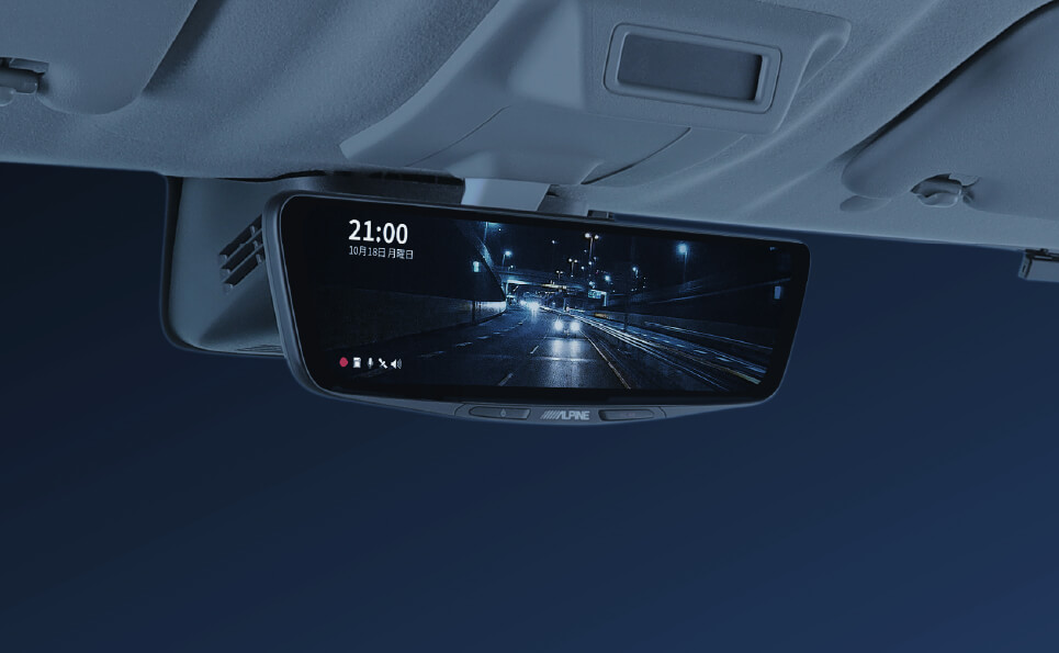 ジムニーノマド（JC74）/ジムニー シエラ（JB74）/ジムニー（JB64）専用 10型デジタルミラー【デジタルミラー本体＋専用取付けキット同梱】