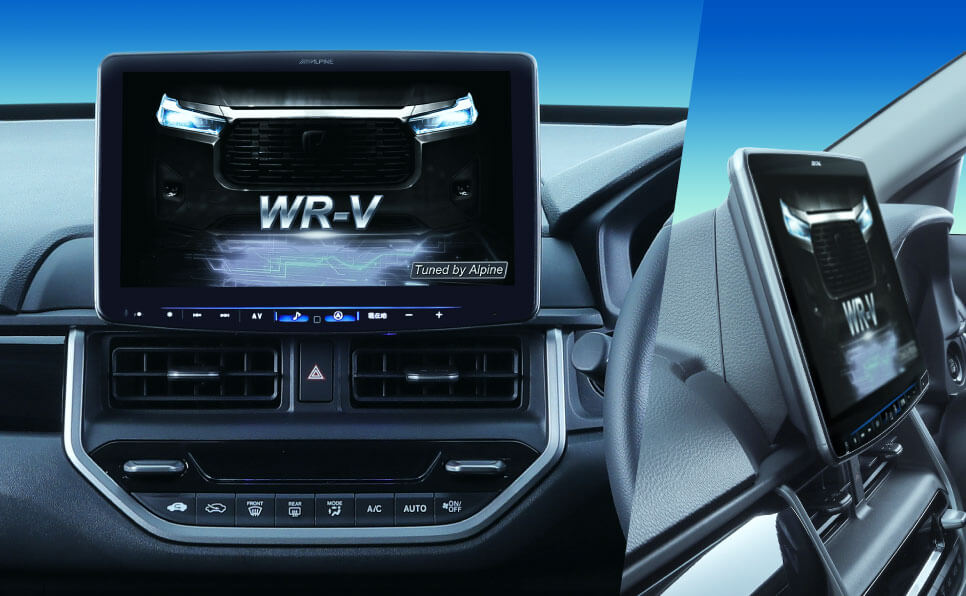 WR-V専用 11型カーナビパーフェクトフィット ビッグX 11【専用パネル、取付けキット、専用ビルトインUSB/HDMI（ブルーライティング）同梱】