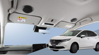 ノート（E13系）専用 メティオサウンド（グリル色：ガンメタリック） MS-165-NT-13